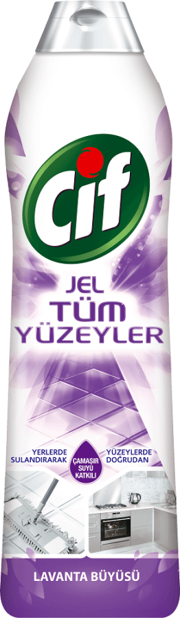 Cif Tüm Yüzeyler Lavanta Ferahlığı Banyo ve Mutfak 750 ml