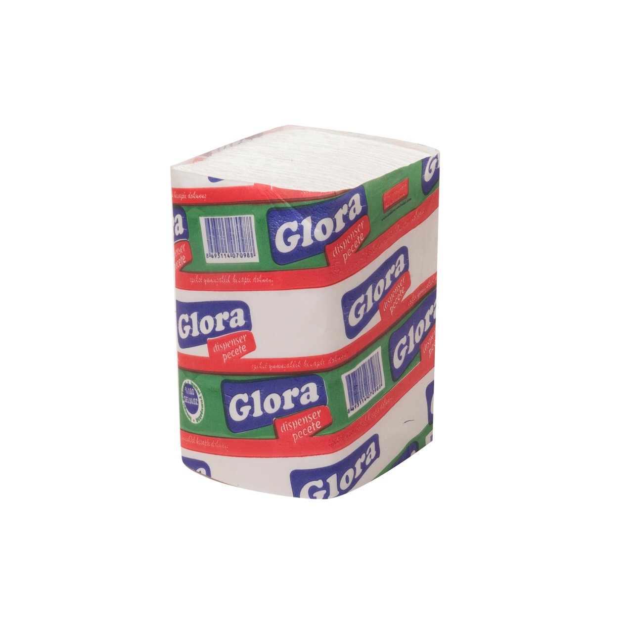 Glora Eko Dispanser Peçete 2 Katlı 17x21 Cm 200x18 Pk
