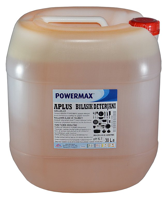 Powermax A Plus Bulaşık Deterjanı 30 Lt
