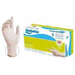 Dolphin Latex Eldiven Pudralı S 100'lü