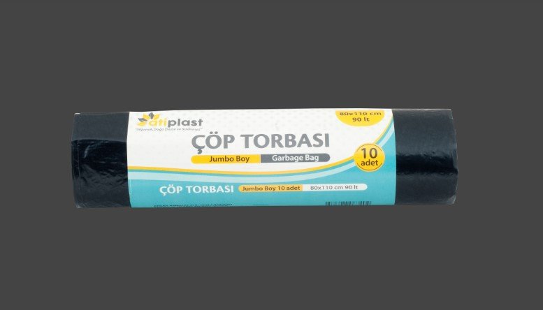 Atiplast Endüstriyel Jumbo Boy Çöp Torbası 80x110 300 Gr Siyah