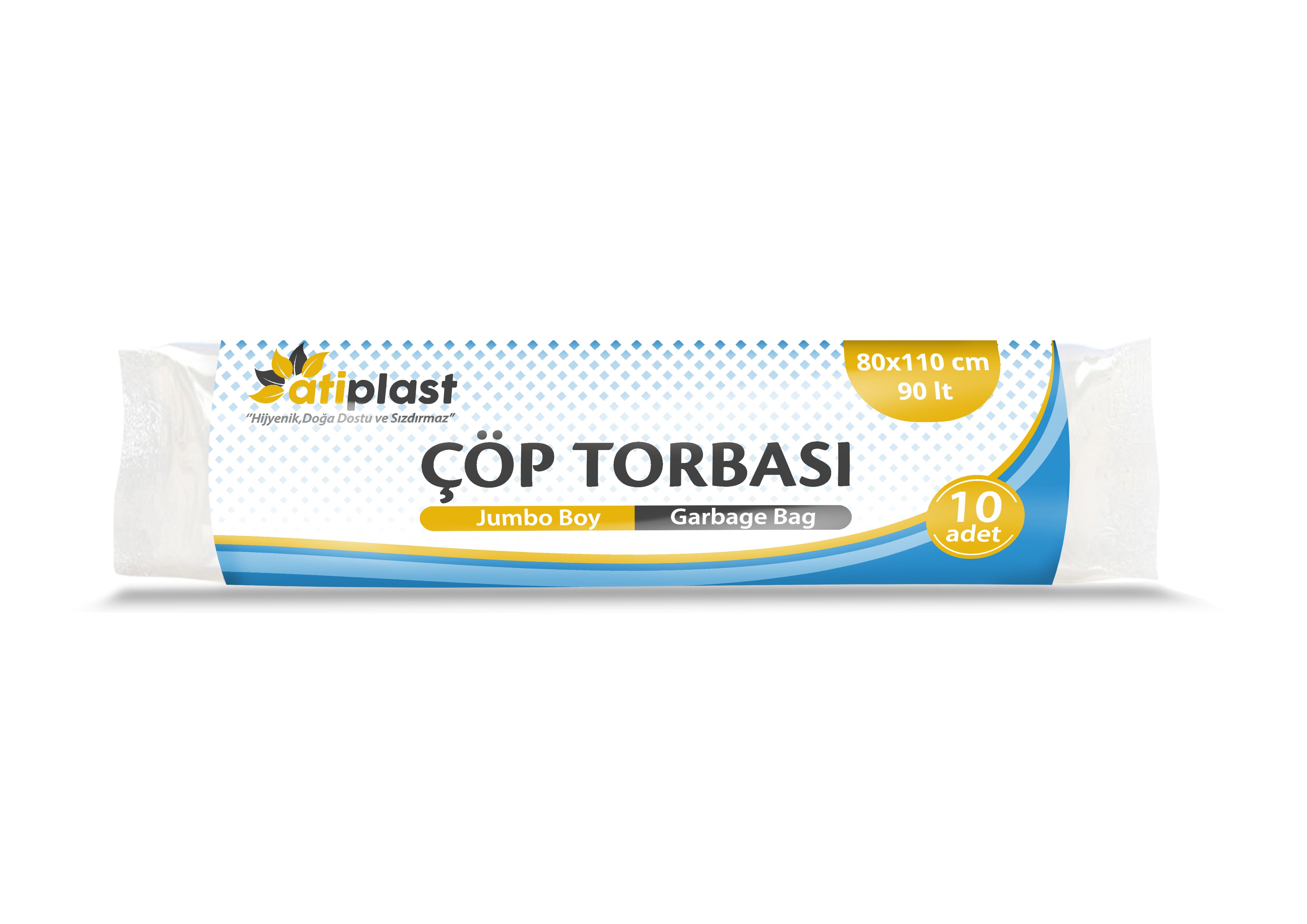 Atiplast Endüstriyel Jumbo Boy Çöp Torbası 80x110 500 Gr