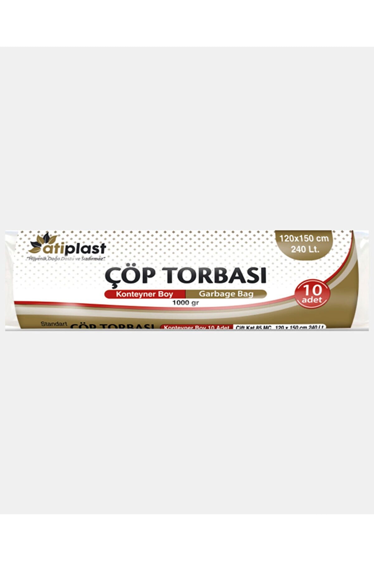Atiplast Konteyner Boy Çöp Torbası 120x150 1000 Gr