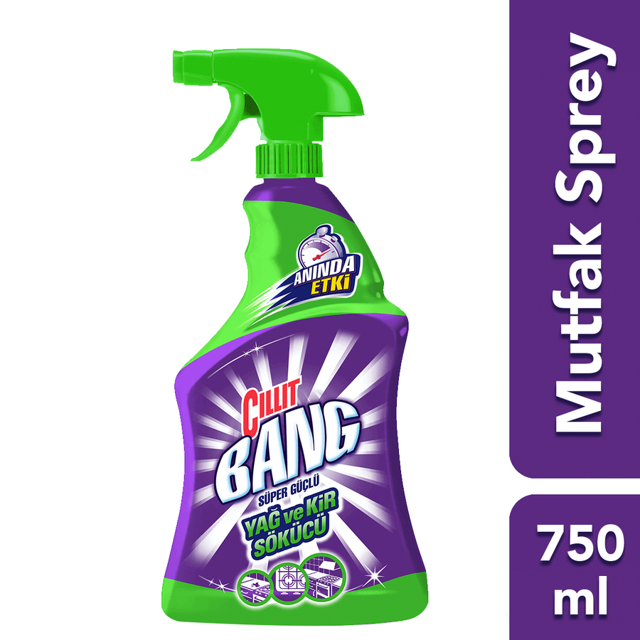 Cillit Bang Yağ Sökücü Sprey 750 Ml