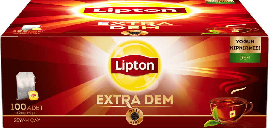 Lipton Extra Dem Bardak Poşet Çay 100'lü