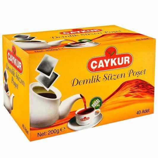 Çaykur Demlik Poşet Çay Süzen 40'lı