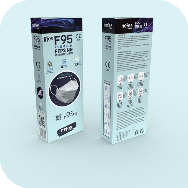 Nefes F95 Ffp2 Nr Maske