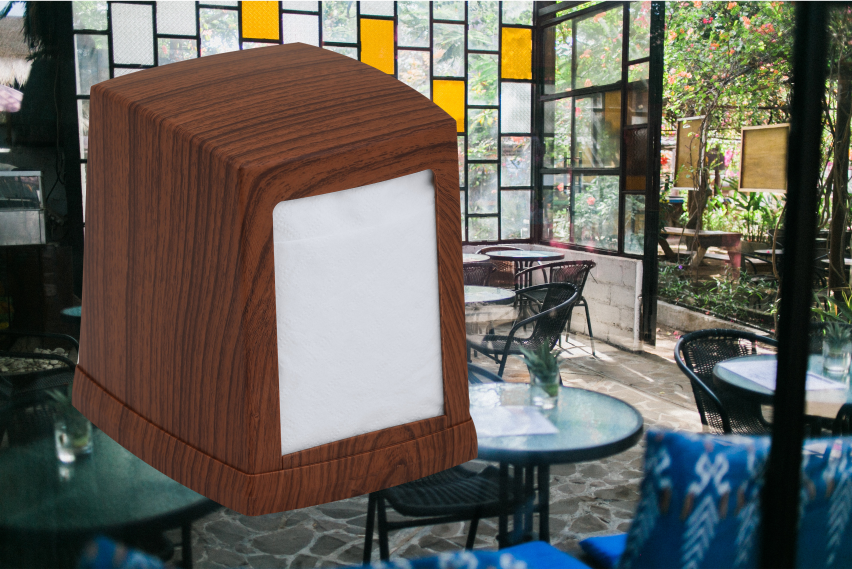 Vialli Peçete Dispenseri Avrupa Standardı Ahşap NP80A