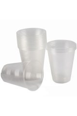 Lindera 220 CC Şeffaf Plastik Bardak 50'li